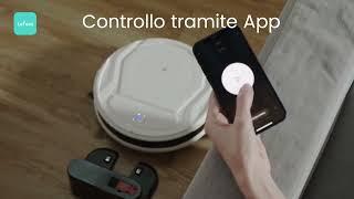 LEFANT Robot Aspirapolvere Forte Aspirazione,WiFi/App/Alexa,Programmabile,Silenzioso Ultrasottile