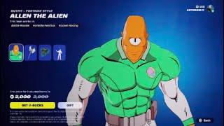 Fortnite Shop *NEW* Allen the Alien Bundle & Crocs Classic Shoes!  March 11, 2025