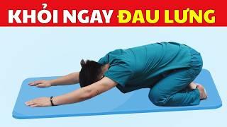 5 BÀI TẬP GIÚP GIẢM ĐAU NGAY THOÁI HÓA CỘT SỐNG LƯNG (5 Exercises Relief Back Pain)l Dr Trong Hung