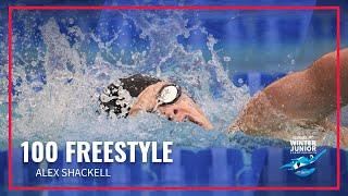 Alex Shackell Claims Victory in Women's 100 Freestyle | 2022 Speedo Winter Jr Championships East