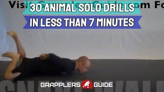 30 Animal Grappling Solo Drills in Less Than 7 Min - Jason Scully