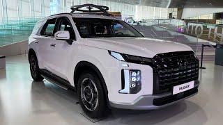 2023 The new HYUNDAI Palisade Exclusive 8 seats 'Creamy White' EXTERIOR/INTERIOR Walkaround In 4K