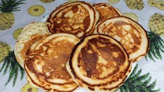 PANQUECA AMERICANA DE FRIGIDEIRA,COM APENAS 1 OVO, PRONTA EM 3 MINUTOS PARA O CAFÉ DA MANHÃ