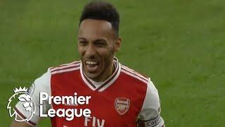Aubameyang's second goal puts Arsenal back ahead against Everton | Premier League | NBC Sports