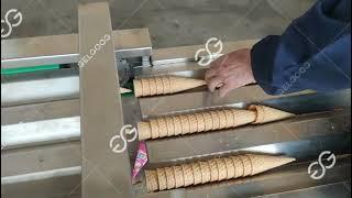 Fully Automatic Ice Cream Cone Making Machine