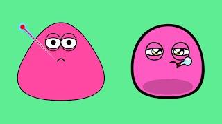 Pou vs MyBoo - El pou y Boo juegan con los mismos colores.