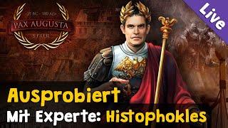 Pax Augusta (Demo)  Talk mit Histophokles (Archäologe & Creator)  Blind / Livestreamaufzeichnung