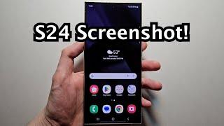 How to Screenshot & Long Screenshot - Samsung Galaxy S24 / S24+ / S24 Ultra