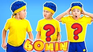 Find the Real Hero among the Fakes with Mini DB | Mega Compilation | D Billions Kids Songs