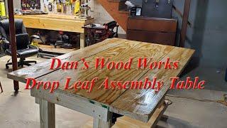 Building-Drop Leaf Assembly Table