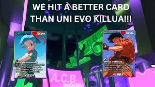 HITTING MY NEW BEST CARD!!! In Anime Card Battle!