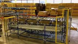 Fastube Single Pick Flow Rack with Lift and Tilt