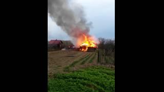 Горит жилой дом в Нижегородской области