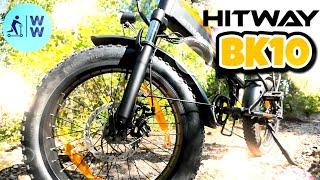 Hitway BK10 e Fat Foldable eBike, Klapprad, Fatbike & Pedelec 25km/h, 250 Watt, 2024