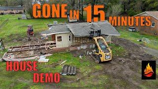 HOUSE GETS DESTROYED | gone in less than 15 minutes