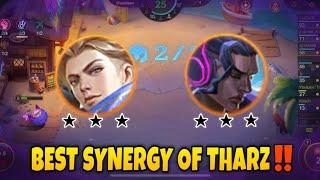 SIMPLE SYNERGY FOR THARZ SKILL 3 & MOST BRUTAL COMBO IN MAGIC CHESS‼️