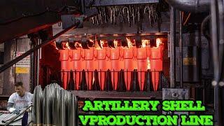 Incredible 155mm Artillery Shell Production Process  - The Fastest Mass Bullet Production Line