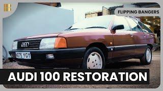 Audi 100 Restoration - Flipping Bangers - S03 EP09 - Car Show