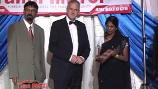 Mrs Geetha Moorthy receiving Community Service Award, 2012.
