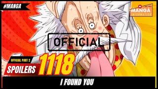 ONE PIECE 1118   OFFICIAL SPOILERS PART 2 - IT IS CRAZY, TRANSMISSION NOT OVER??