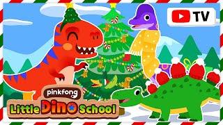 [TV for Kids] Christmas with Dinos | Merry T-Rexmas | Christmas Special | Pinkfong Dino School