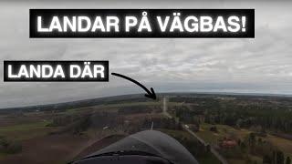 LANDA PÅ VÄGBAS MED GRIPEN! Stridspilot reagerar