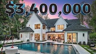 See What $3,395,000 Looks Like INSIDE This Luxurious Charlotte NC Home