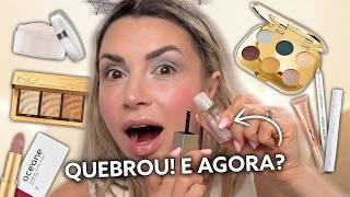 MAKE SÓ COM BRANCO, DOURADO E PRATA - ESPECIAL ANO NOVO