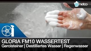 Gerolsteiner Sprudel - Destilliertes Wasser - Regenwasser - Test in der Gloria FM10