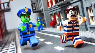 Zombies Are Chasing Me! Save My City! Lego Police City  Brick Rising