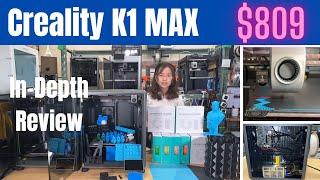 Creality K1 Max In-Depth Review: A larger K1 with micro LiDar, AC Heated Bed, Ai Camera, air filter