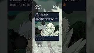 Naruto and Sasuke combine Rasengan and chidori to defeat 10 tails obito 