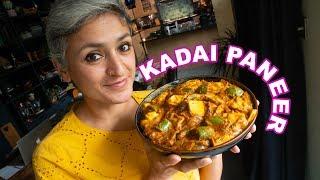 Kadai Paneer| vegetarian curry | food with chetna