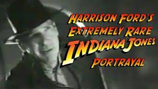 See Harrison Ford's EXTEMELY RARE Indiana Jones portrayal ~ Jimmy Buffett DRALS promotion