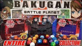 OUR ENTIRE BAKUGAN TOY COLLECTION! OPENING A NEW MYSTERY BAKU-STORAGE BOX!