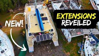 Go Big or Go Home: Triple Extensions for our Aluminium Catamaran! Aluminum Catamaran Build (Ep. 107)