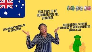 $630 VISA REBATE & UNLIMITED WORK HOURS FOR INTERNATIONAL STUDENTS IN AUSTRALIA