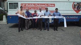 UF Mobile Outreach Clinic Ribbon Cutting