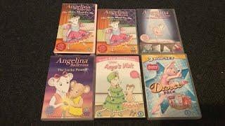 My Angelina Ballerina UK VHS & DVD collection