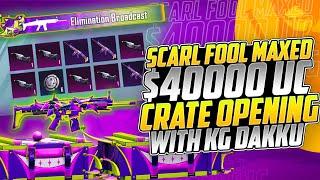 MAXING NEW SCAR-L FOOL - CRATE OPENING - PUBG MOBILE - KG DAKKU GAMING