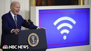 Biden unveils plan to provide high speed internet access nationwide