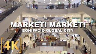 Walking Tour at Market Market - The Biggest Mall in BGC! | BER Month Tour | 4K | Taguig, Philippines