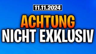 Fortnite Daily Item Shop 11.11.2024 | ACHTUNG | Shop von heute 11.11.2024