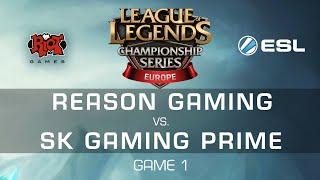 Reason Gaming vs SK Gaming Prime - Game 1 - EU LCS Expansion Tournament - League of Legends