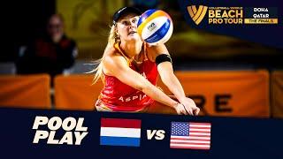 Stam/Schoon vs. Nuss/Kloth - Pool Play Highlights | Doha Finals 2024 #BeachProTour