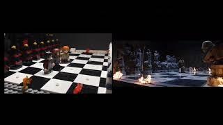 Lego Harry Potter chess comparison video