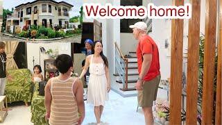 Husband reaction to Our House! Philippines House