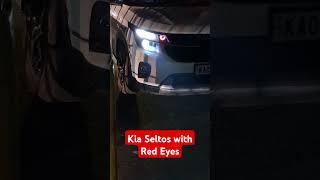 Kia Seltos with Red Eyes