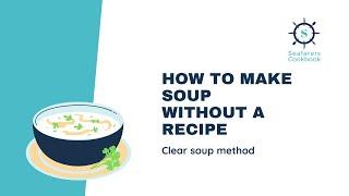 No Recipe Chicken Noodle Soup -Clear Soup Method