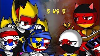 countryhumans [CH] 5 VS 5 main MLBB demi milo [part 1]